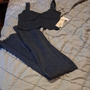 No Boundaries Blue Two-Piece Set